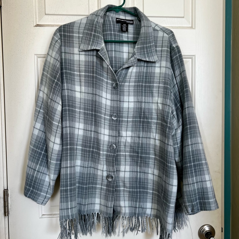 Plus size women’s flannel